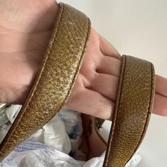 MCM Princess Lion Shopper Tote Ivory and Metallic with COA - Picture 13 of 16